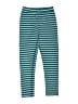 Hanna Andersson Stripes Teal Leggings Size 8 - photo 1