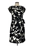 Just... Taylor Print Black Cocktail Dress Size 10 - photo 1