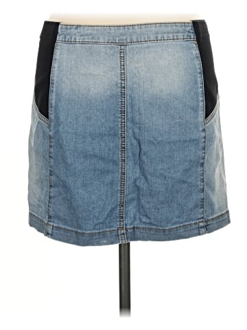 BCBGMAXAZRIA Denim Skirt (view 2)