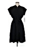 Calvin Klein 100% Polyester Solid Black Casual Dress Size 6 - photo 1