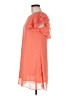 LoveRiche 100% Polyester Orange Casual Dress Size M - photo 5