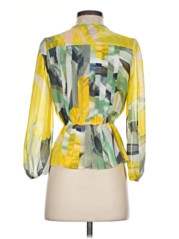 White House Black Market 3/4 Sleeve Blouse (view 2)