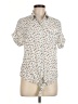 Love Notes 100% Rayon Ivory Short Sleeve Polo Size M - photo 1