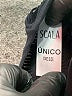 Scala Black Short Sleeve Turtleneck One size - photo 4