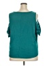 Evri Teal Short Sleeve Top Size 2X - photo 2