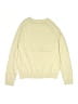 Cat & Jack 100% Cotton Solid Ivory Pullover Sweater Size 10 - 12 - photo 2