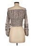 ASTR The Label 100% Polyester Gray 3/4 Sleeve Blouse Size M - photo 2
