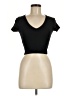 Pull&Bear Black Short Sleeve Top Size M - photo 1