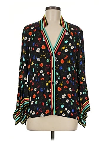 Alice + Olivia Long Sleeve Blouse (view 1)