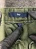 Gap 100% Cotton Solid Green Khaki Shorts Size 0 - photo 3