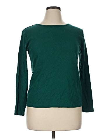 Liz Claiborne 3/4 Sleeve T-Shirt (view 1)