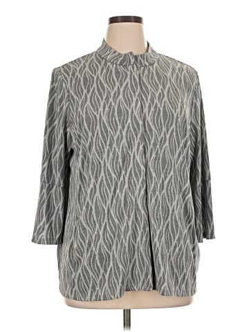Easywear by Chico's 3/4 Sleeve Blouse (view 1)