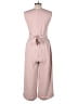 Tahari Solid Pink Jumpsuit Size 10 - photo 2