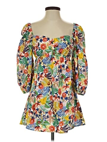 Olivaceous Casual Dress (view 1)
