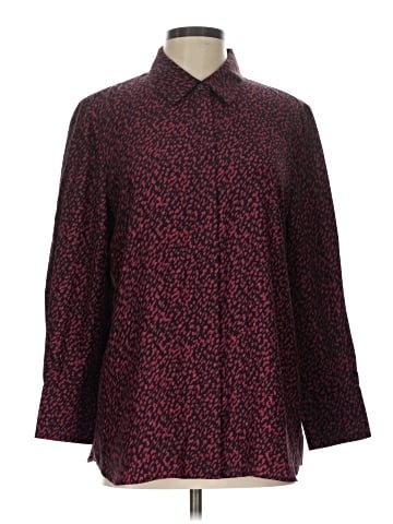 Lafayette 148 New York Long Sleeve Silk Top (view 1)