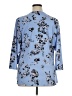 Massini Blue 3/4 Sleeve Blouse Size 1X - photo 2
