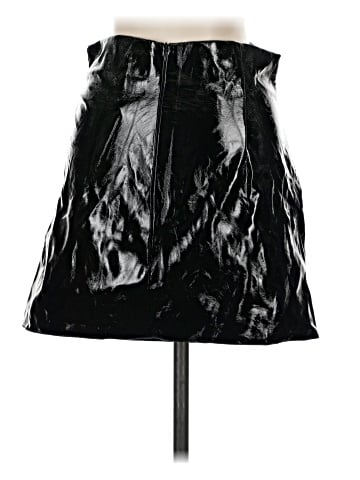 Zara Faux Leather Skirt (view 2)