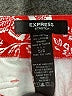 Express Paisley Red Casual Skirt Size 5 - 6 - photo 4