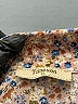Timeson Floral Tan Short Sleeve Blouse Size XL - photo 7