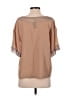 Willi Smith 100% Polyester Tan Short Sleeve Blouse Size M - photo 2
