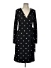 Ann Taylor Polka Dots Black Casual Dress Size 10 - photo 1