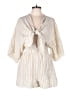 Unbranded Stripes Ivory Romper Size L - photo 1