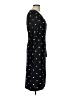 Ann Taylor Polka Dots Black Casual Dress Size 10 - photo 4
