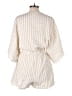 Unbranded Stripes Ivory Romper Size L - photo 2
