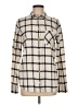 J.Crew 100% Cotton Checkered-gingham Ivory Long Sleeve Button-Down Shirt Size 8 - photo 1