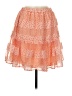 Corey Lynn Calter Polka Dots Orange Casual Skirt Size M - photo 1