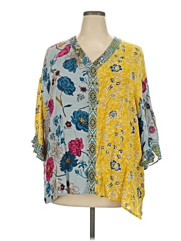 Coldwater Creek 3/4 Sleeve Blouse (view 1)
