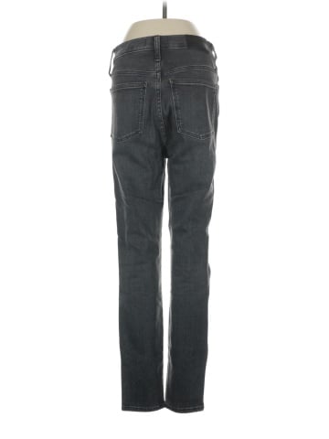 Madewell 10" High-Rise Skinny Crop Jeans in Oakwood Wash (view 2)