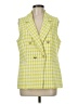 NANETTE Nanette Lepore Houndstooth Yellow Vest Size M - photo 1