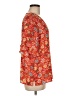 Ann Taylor LOFT 100% Polyester Orange 3/4 Sleeve Blouse Size M - photo 4