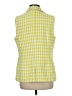 NANETTE Nanette Lepore Houndstooth Yellow Vest Size M - photo 2