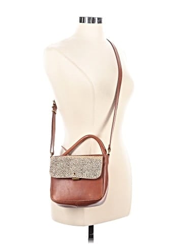 Madewell The Mini Abroad Crossbody Bag: Spotted Calf Hair Edition (view 2)