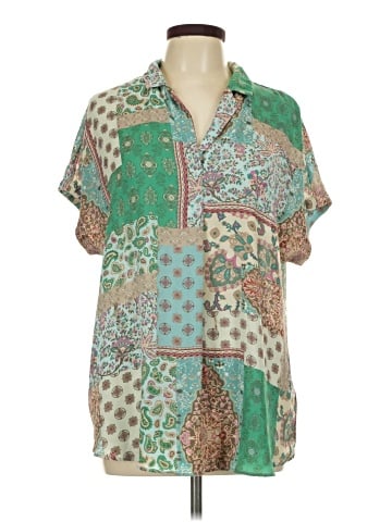 Cupcakes & Cashmere Short Sleeve Blouse (view 1)