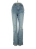 Good American Color Block Blue Jeans Size 25 waist - photo 1