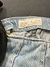 Zara Solid Blue Denim Skirt Size 6 - photo 3
