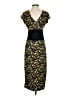 Tory Burch Print Black Cocktail Dress Size S - photo 2