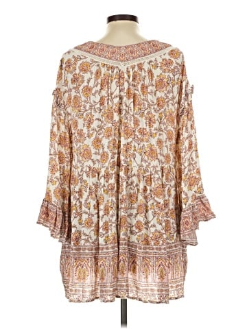 Free People 3/4 Sleeve Blouse (view 2)