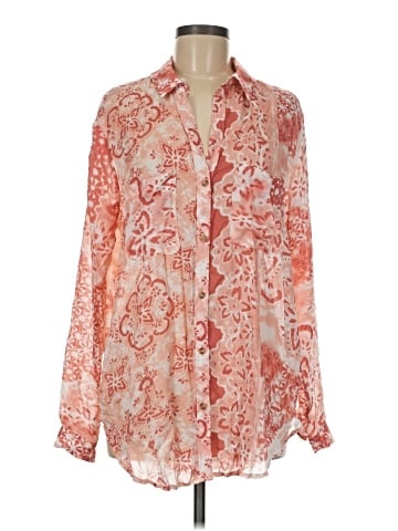 Pilcro Long Sleeve Blouse (view 1)