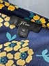 J.Crew 100% Polyester Blue Long Sleeve Blouse Size M - photo 7