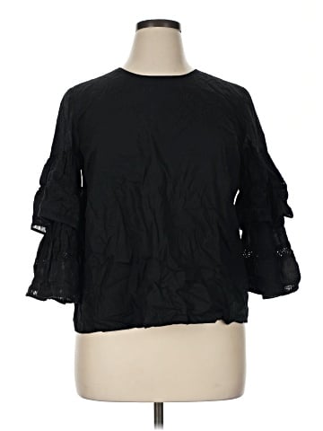 Who What Wear 3/4 Sleeve Blouse (view 1)