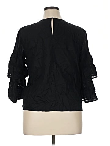 Who What Wear 3/4 Sleeve Blouse (view 2)