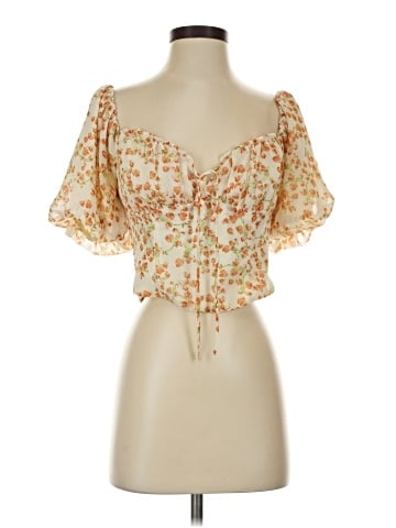 Altar'd State Short Sleeve Blouse (view 1)
