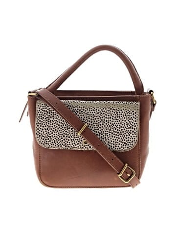 Madewell The Mini Abroad Crossbody Bag: Spotted Calf Hair Edition