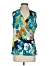 CAbi 100% Polyester Blue Sleeveless Blouse Size S - photo 1