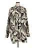 H&M Animal Print Ivory Long Sleeve Blouse Size XL - photo 1