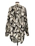 H&M Animal Print Ivory Long Sleeve Blouse Size XL - photo 2
